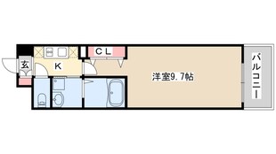 アドバンス三宮3リンクスの物件間取画像